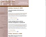 Genealogy Weekly News & Information Service